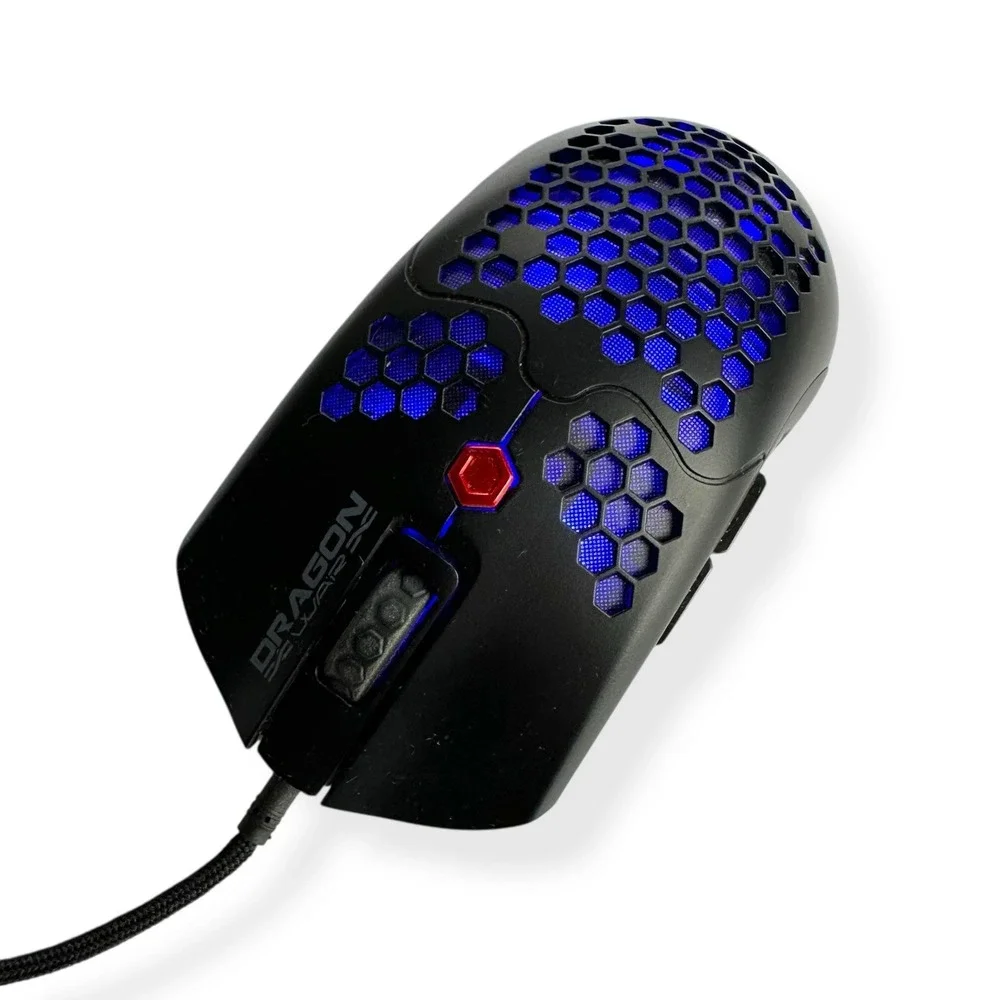 DragonWar G25 PHOENIX Pro Gaming Mouse Lights Up All Colors 12000dpi USB ELE-G25